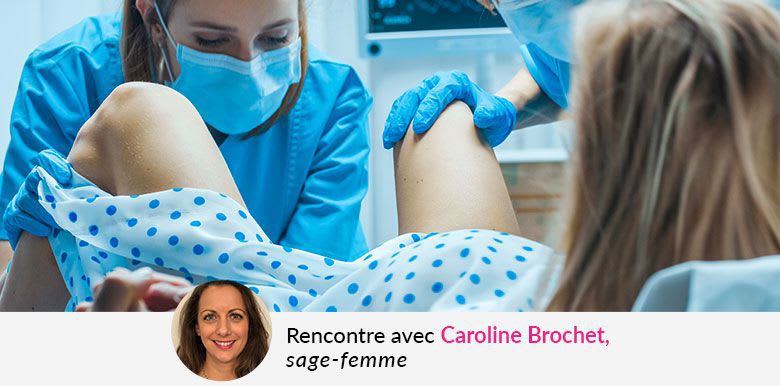 Caroline Brochet sage-femme accouchement covid masques cagnotte solidaire