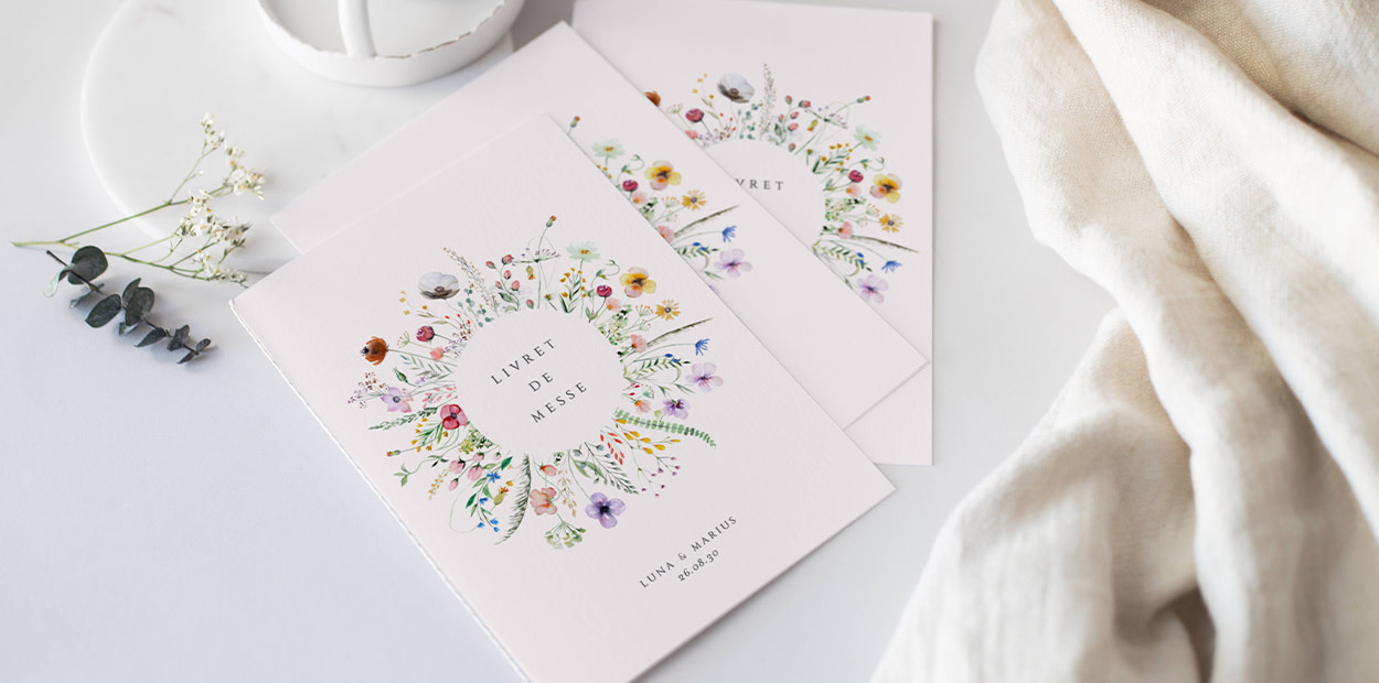 visuel papeterie mariage cotton bird