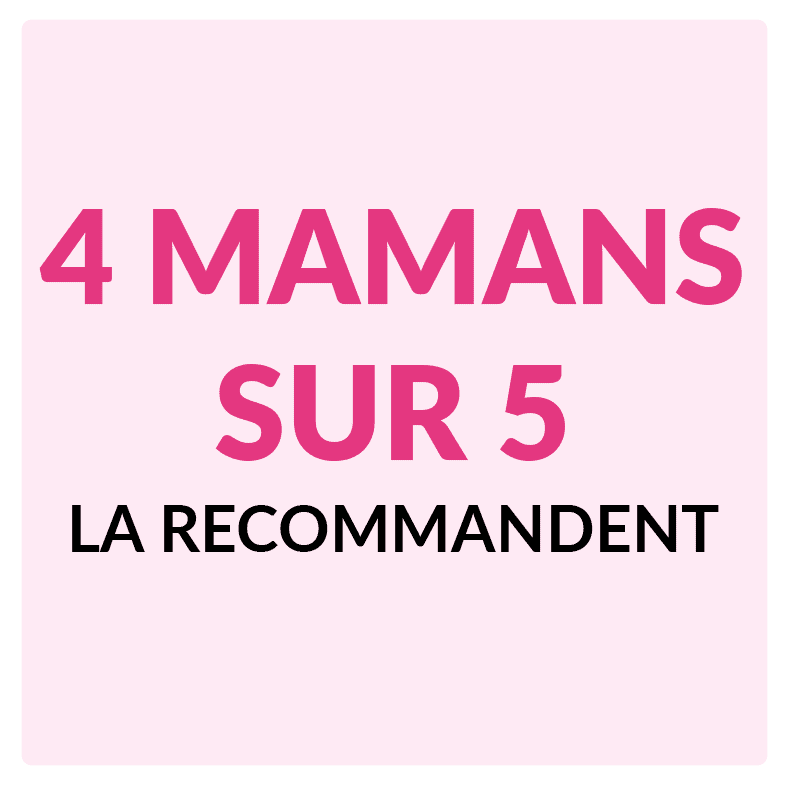 4 mamans sur 5 recommandent la sucette Tigex