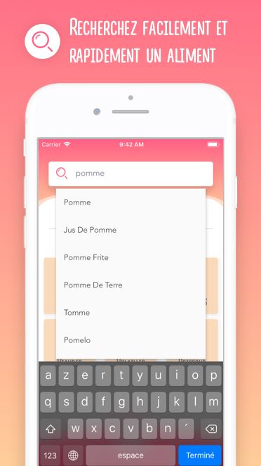 application alimentation grossesse