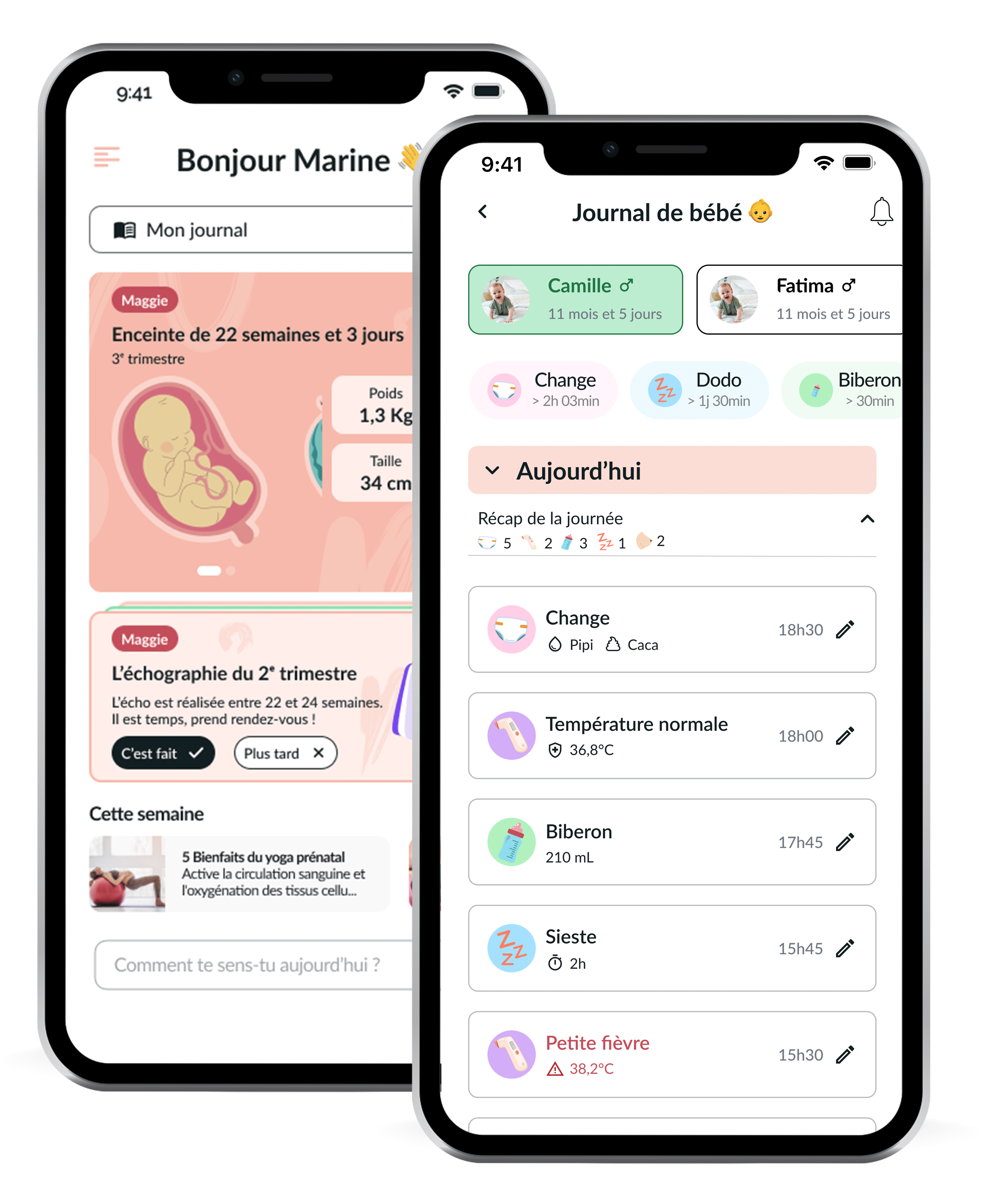 application YooMum! suivi de grossesse