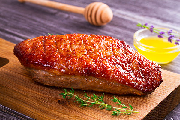 magret-de-canard-glace-au-miel