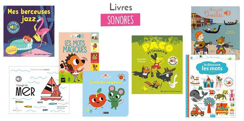 Livre sonore bébé Hachette - Livres avec des sons pour enfants