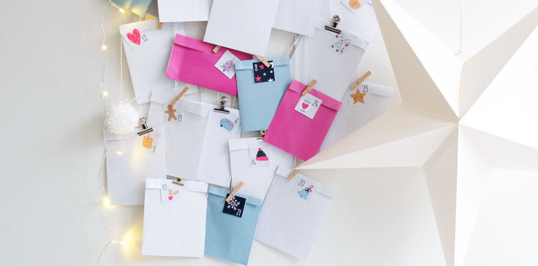 Calendrier De L'Avent DIY Vide à Remplir - 24 Boîtes En Papier Réutilisables - Pour Noël, Anniversaire, Saint-Valentin - 7