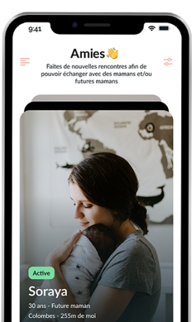 Aperçu de l'application yoomum
