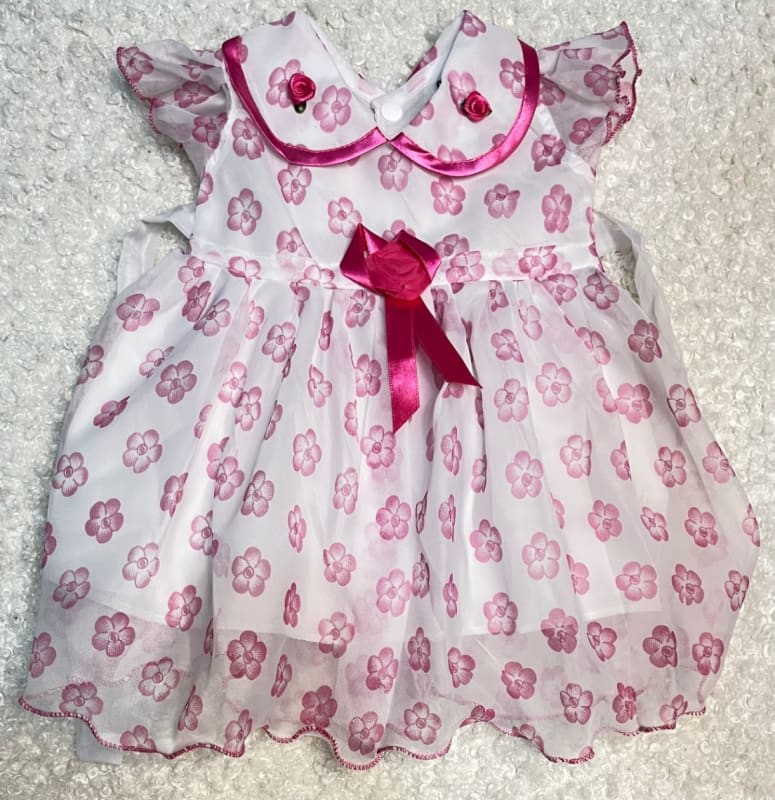 VESTIDO ESTAMPADO FLOREADO - blanco