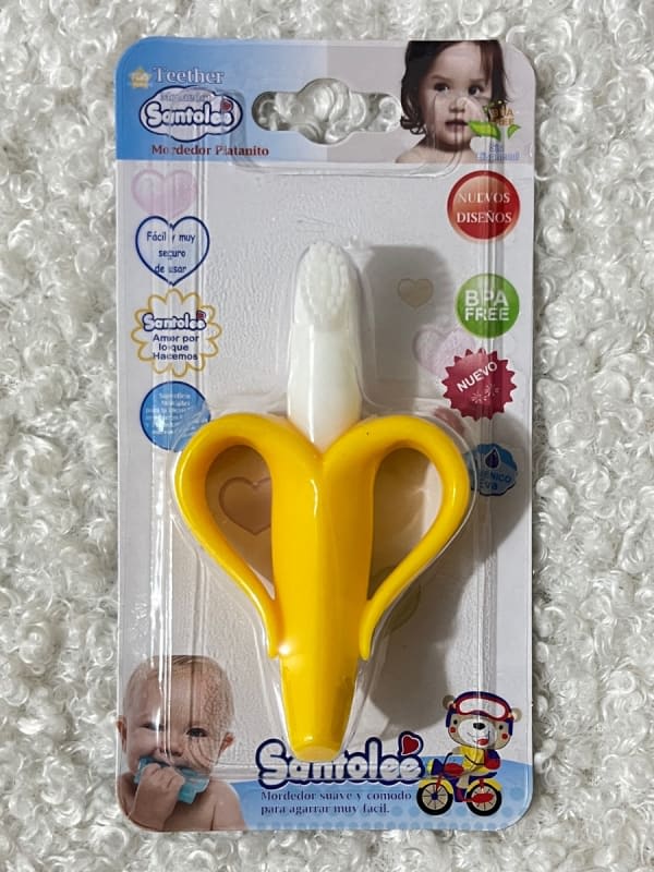 MORDEDOR BANANA - blanco