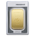 100 Gram Heraeus Minted Gold Bar