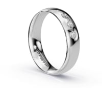 White Gold ~ 0,09 G/SI BRILLANT