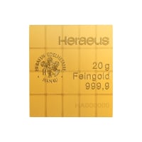 20 x 1 Grams Heraeus CombiBar