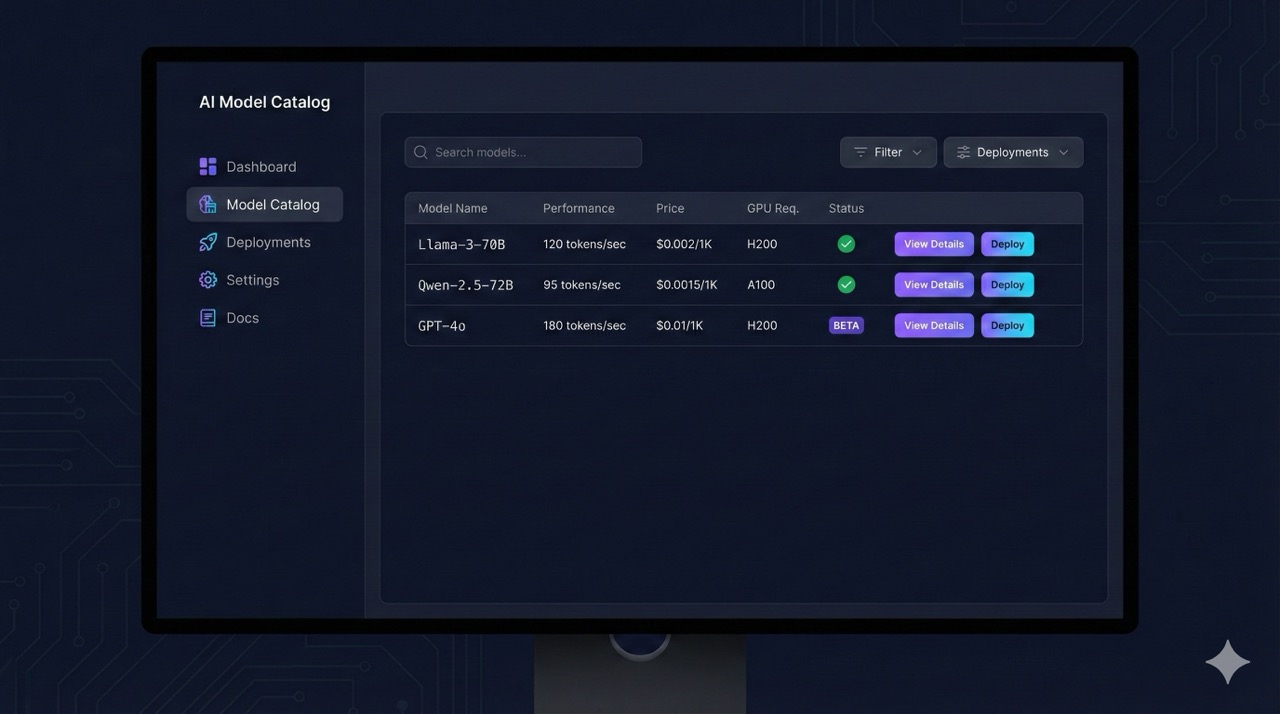 Model Catalog Dashboard Interface