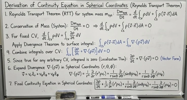 Mathematics derivation and formulas on whiteboard