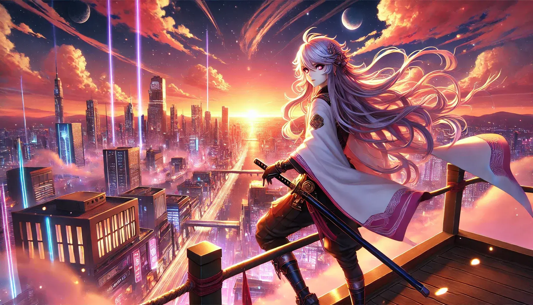 Digital AI art with distinct visual style and aesthetic