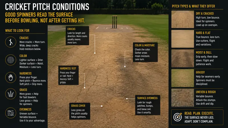 Cricket pitch conditions