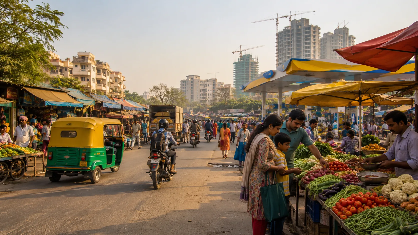 Indian market and economic activity — the real world that economics is trying to explain