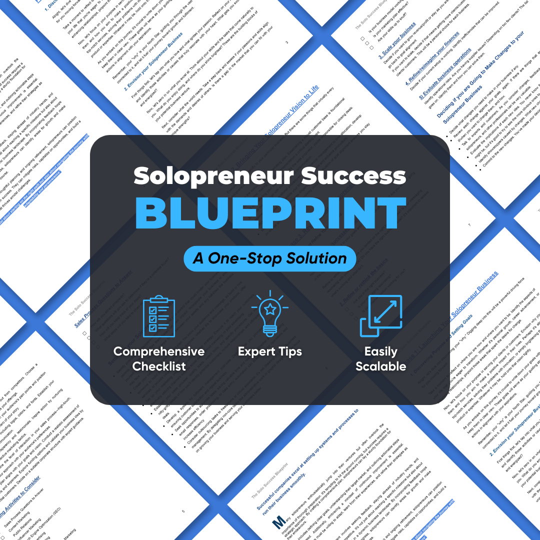 Solopreneur Success Blueprint