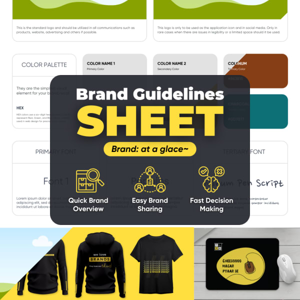 Brand Guidelines Sheet - KnockOut Store