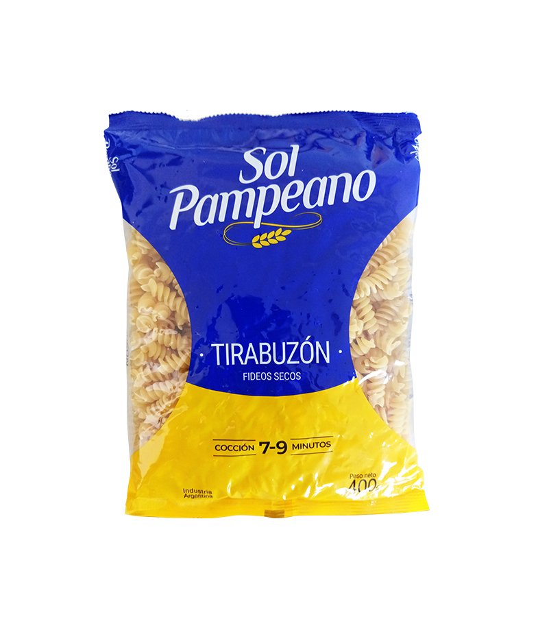 Fideos Tirabuzon Sol Pampeano