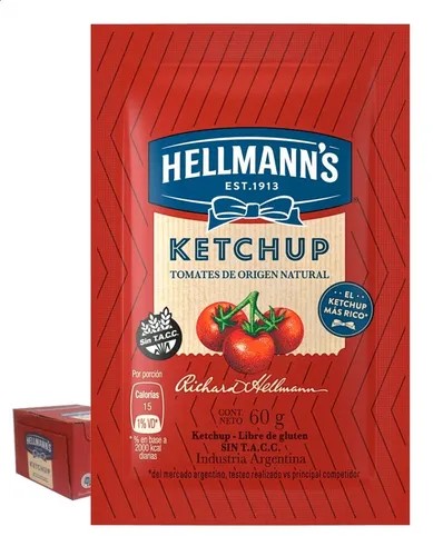 Ketchup Hellmann's 60gr (x30)