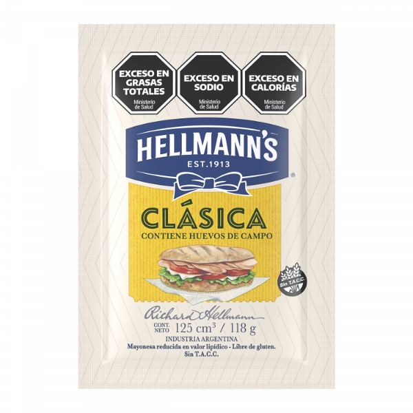 Mayonesa Hellmanns x118CM (Caja x20)