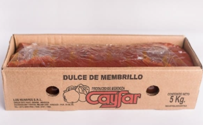 Dulce Membrillo Cayfar x5KG