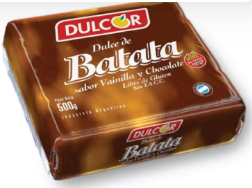 Dulce Batata C/Choco Dulcor x500GR