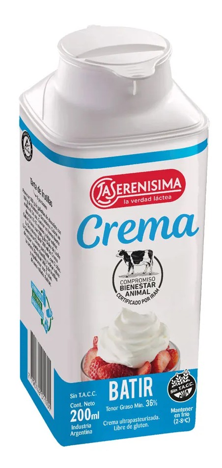 Crema La Serenisima Batir x200ML