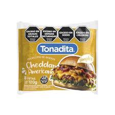 Cheddar En Fetas Tonadita x8