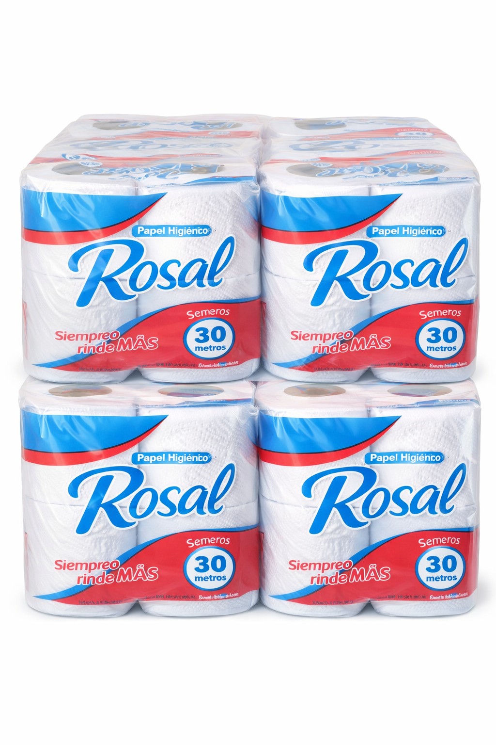 Papel Higenico Rosal x4Unidades (Pack x 12)