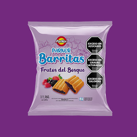 Parnor Barritas Frutos Del Bosque x170GR