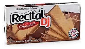 Obleas Recital Dj Chocolate x100GR