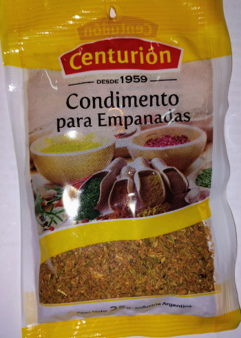 Condimento Para Empanadas  x25GR