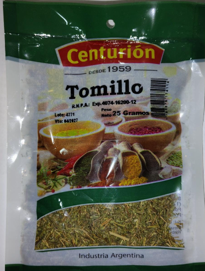 Tomillo x25GR