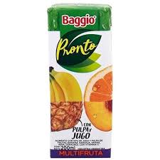Jugo Baggio Multifuta x200ML (Pack x18Unidades)