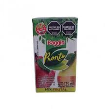 Jugo Baggio Mix Frutal x125ML (Pack x18Unidades)