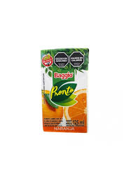 Jugo Baggio Naranja x125ML (Pack x18Unidades)