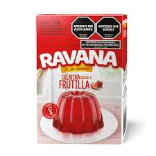 Gelatina Ravana Frutilla x50GR