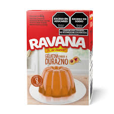 Gelatina Ravana Durazno x50GR