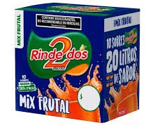 Jugo Rinde 2 Mix Frutal x10 Unidades