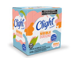 Jugo Clight Naranja Durazno x20 Unidades