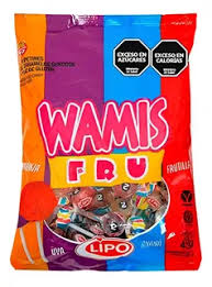 Chupetines Wamis Fruta x50 Unidades