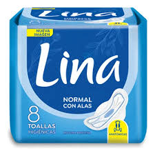 Toallitas Femeninas Lina x8 Unidades