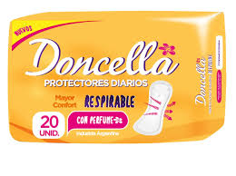 Protector Doncella Respirable Con Perfume  x20 Unidades