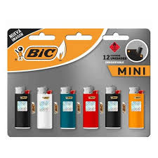 Encencdedor Bic Mini x6 Unidades