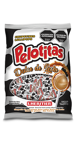 Chupetines Pelotitas Dulce De Leche x50 Unidades