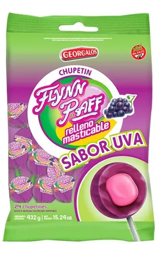 chupetines flynn paff sabor uva