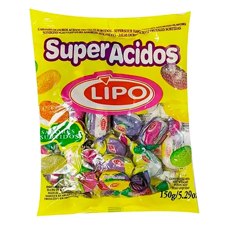 caramelos acidos lipo