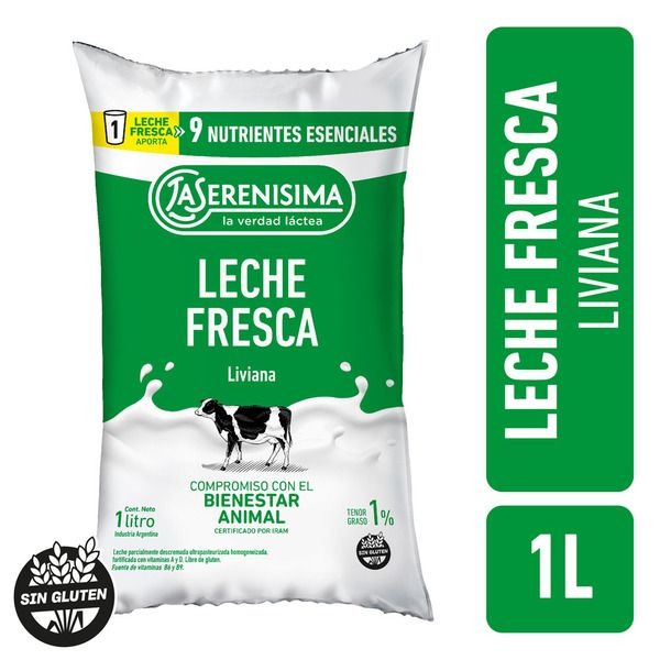 leche descremada la serenísima