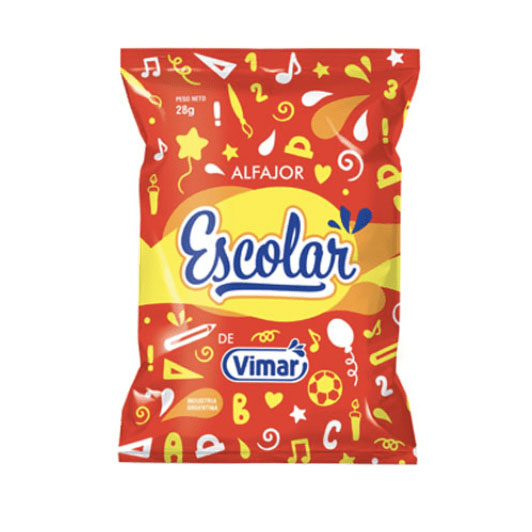 alfajor escolar negro