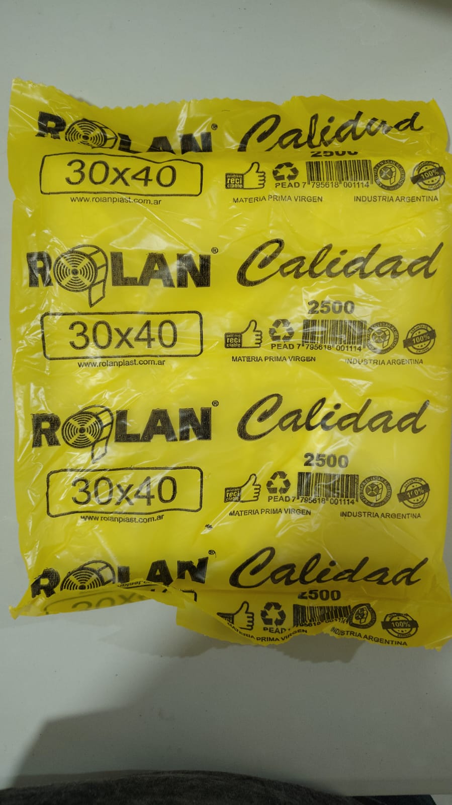 camiseta 30x40 blanca
